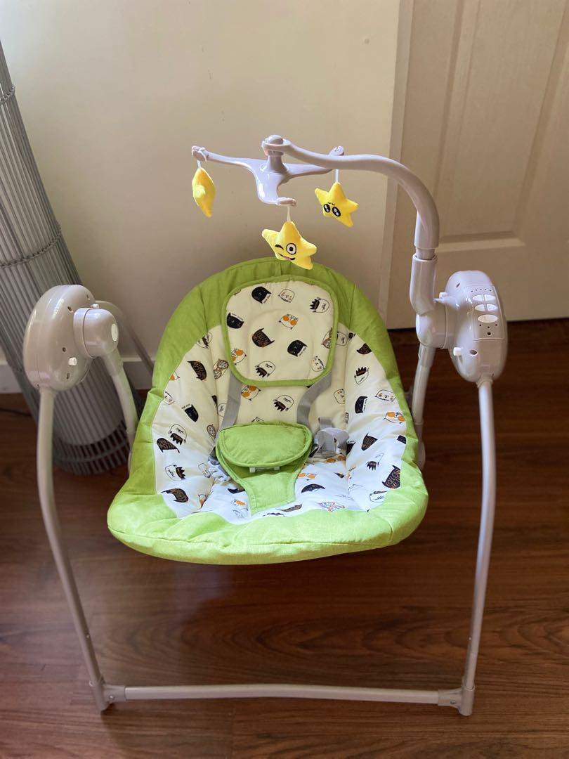 electric rocking cot