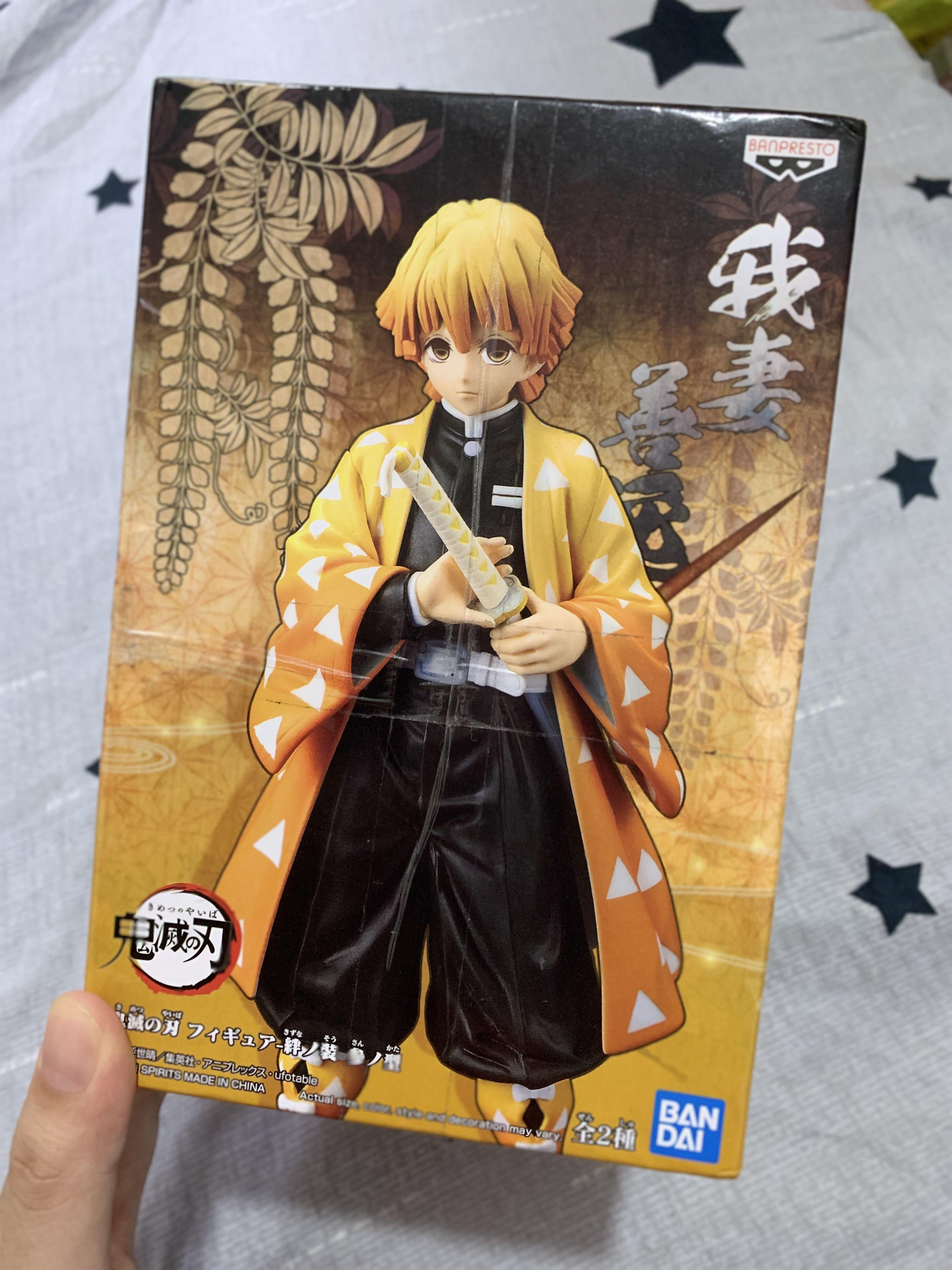 鬼滅之刃figure 我妻善逸, 興趣及遊戲, 玩具& 遊戲類- Carousell