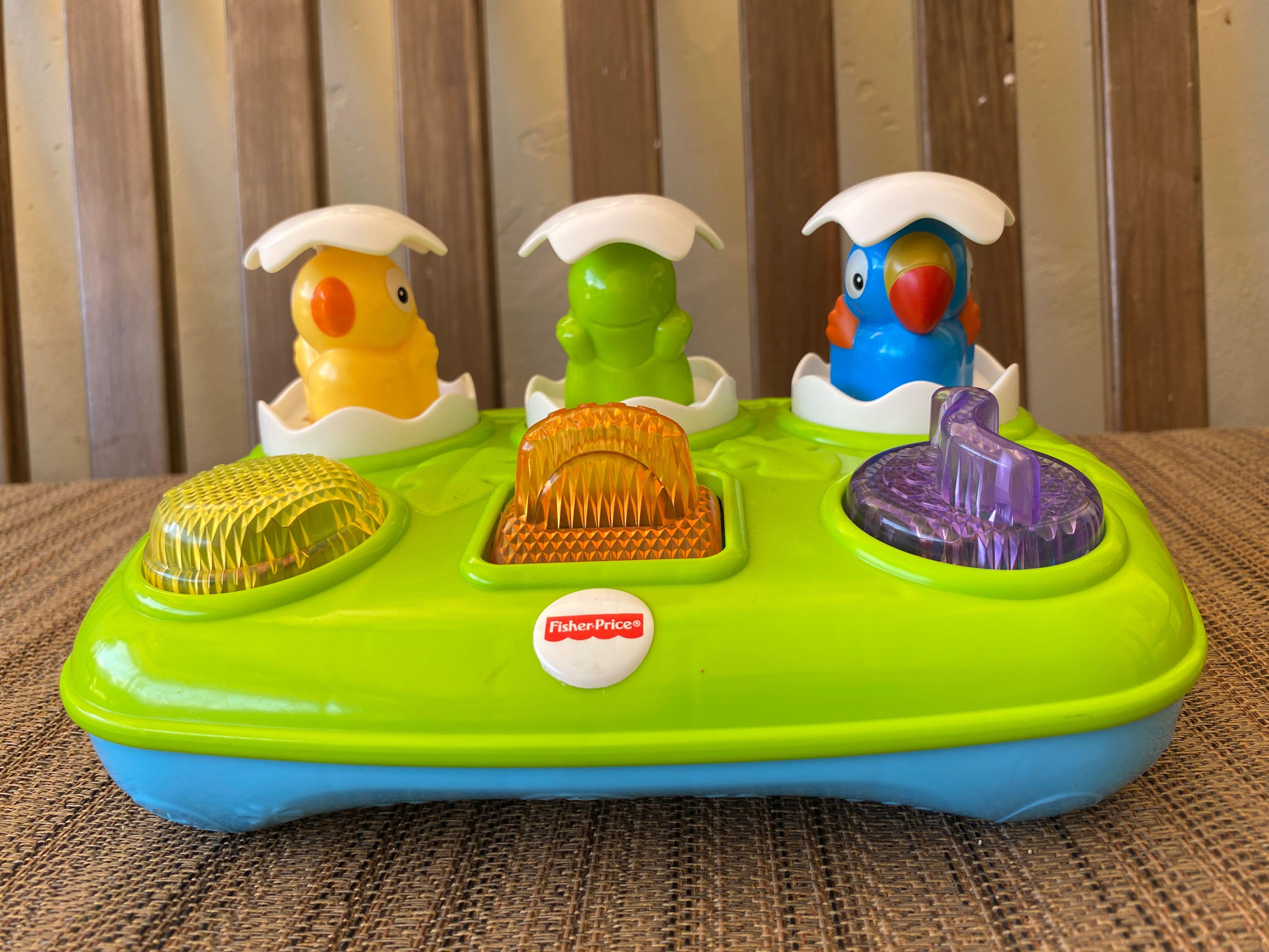 fisher price musical pop up eggs