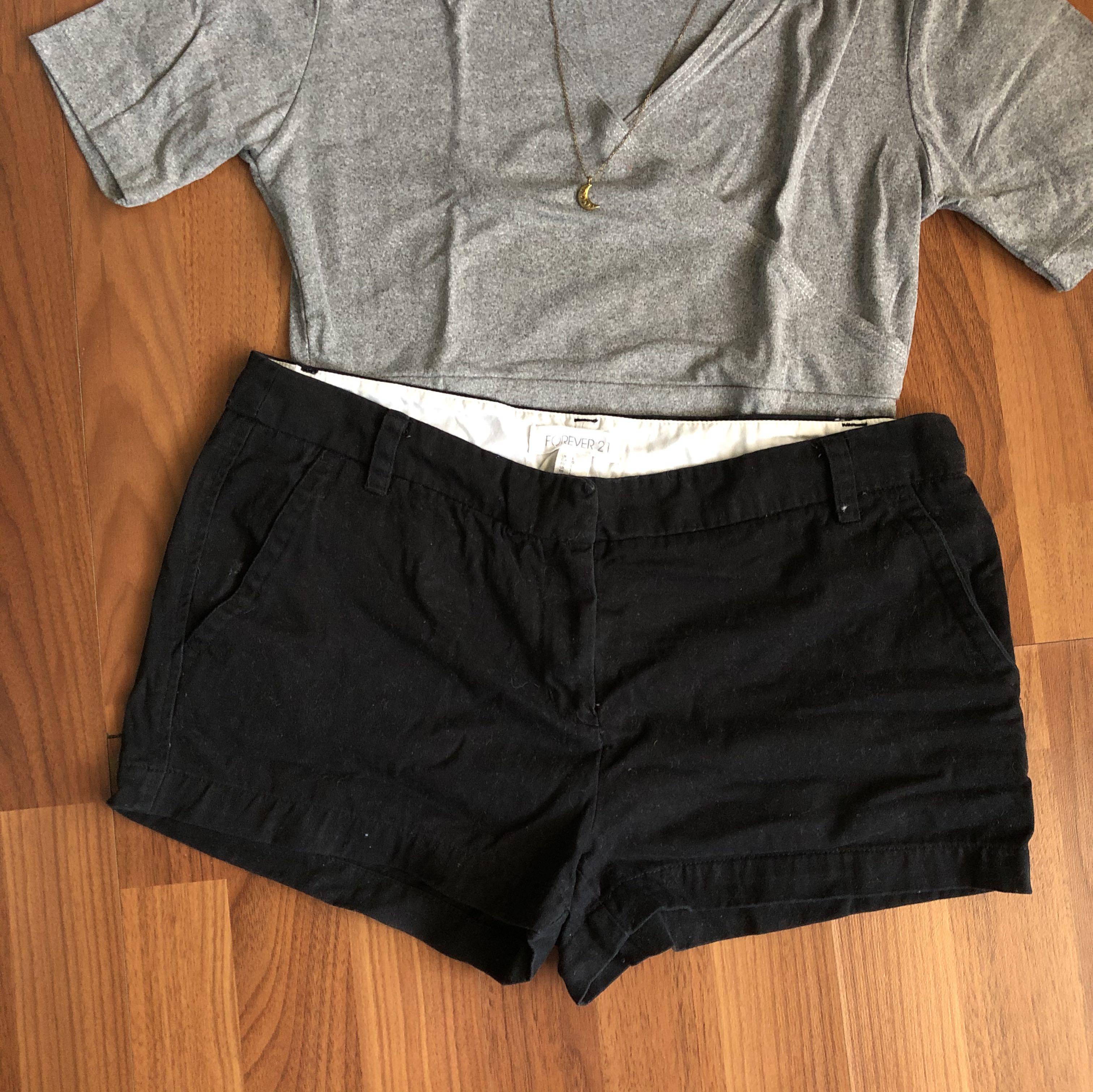 Black shorts forever 21 cheap