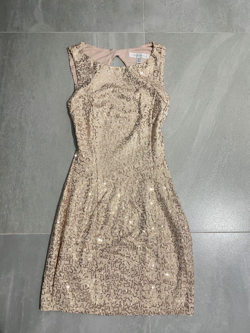 Forever new champagne dress clearance