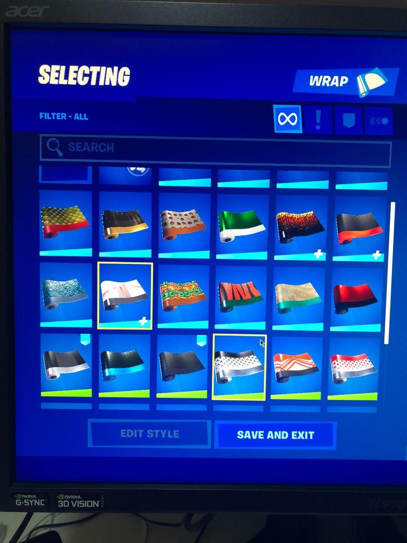 Fortnite account sale, John wick & ikonik, Video Gaming, Gaming