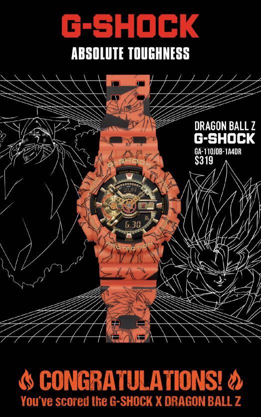 G Shock dragon ball z Luxury Watches on Carousell