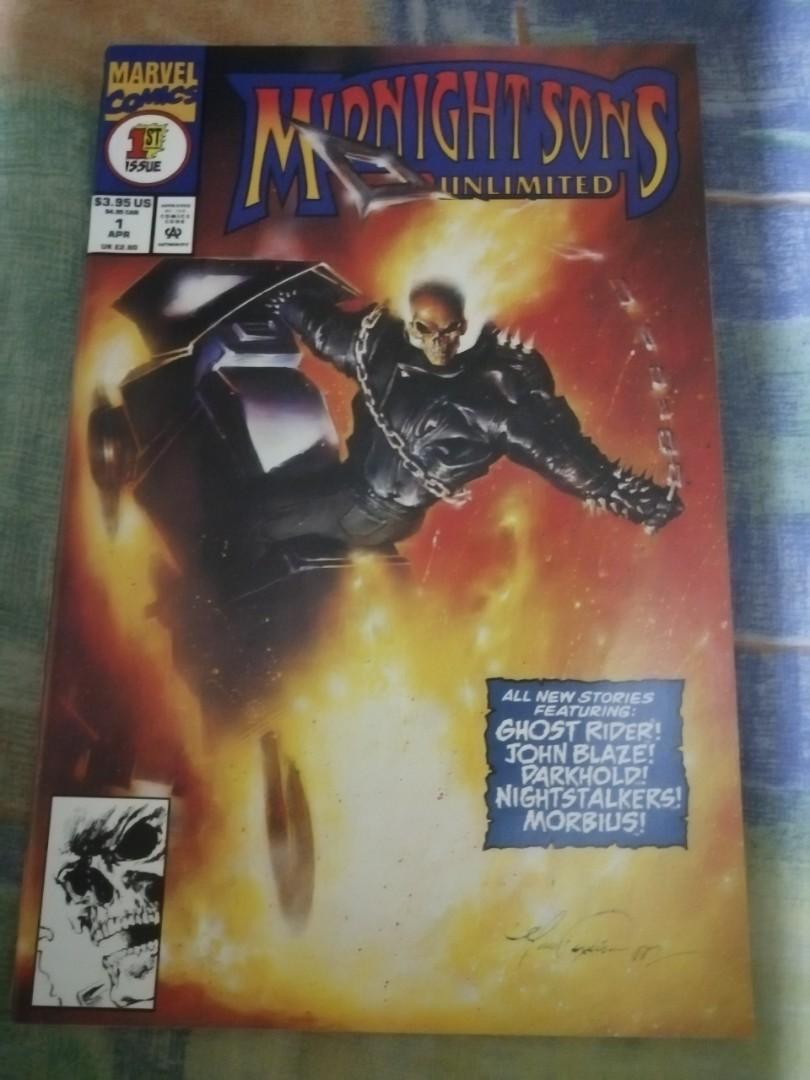 Ghostrider comics (Category: Comics & Manga) located in Pasig City. Submitted by redkaye (Listing ID 1031389108, Image 1). Description: * marvel comics * MidnightSons unlimited * volume 1 issue #1 * year: 1993 * condition: 8.5-9/10 * price: 175.00 * payment first * shipping at buyer's cost * for faster transaction call / sms 09566090964.