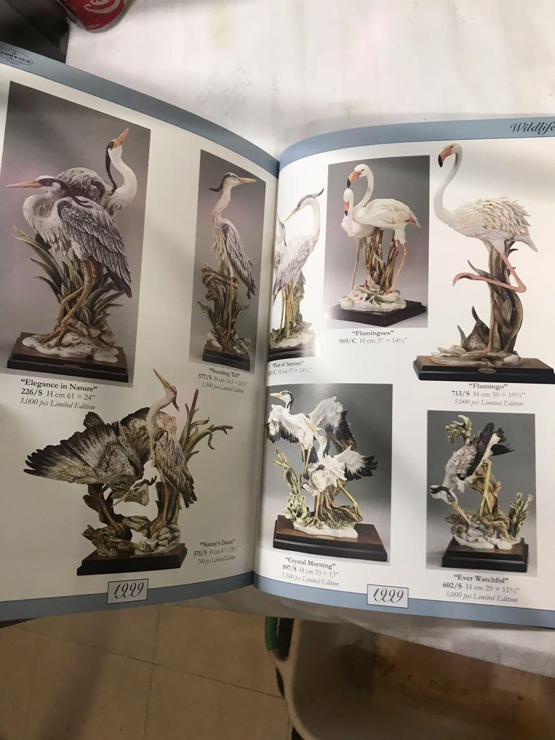Giuseppe Armani Florence figurines 1999 General Catalogue, Hobbies