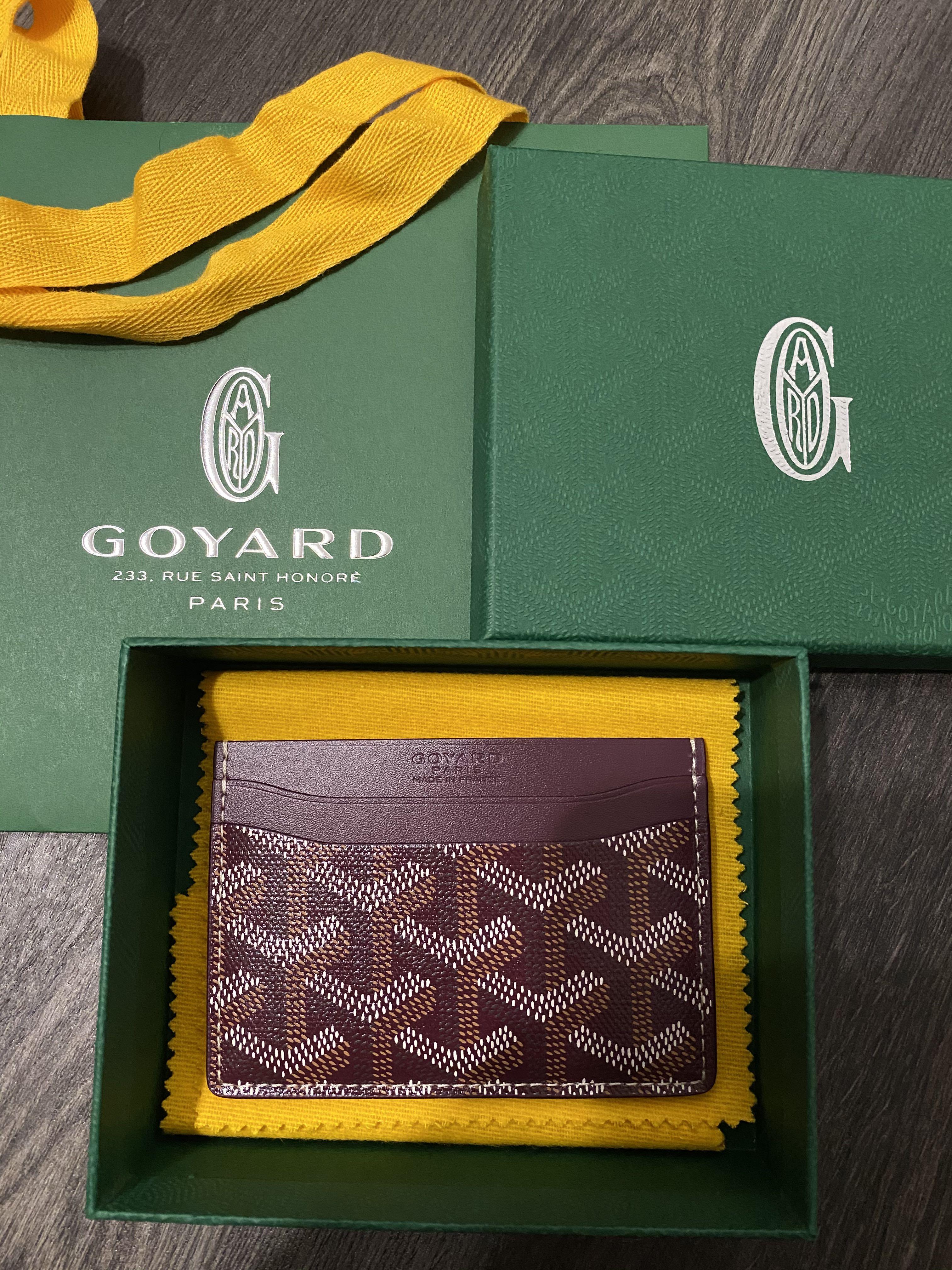 Goyard card holder (New), Luxury, Bags & Wallets on Carousell