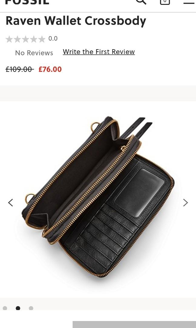 Fossil raven wallet crossbody online