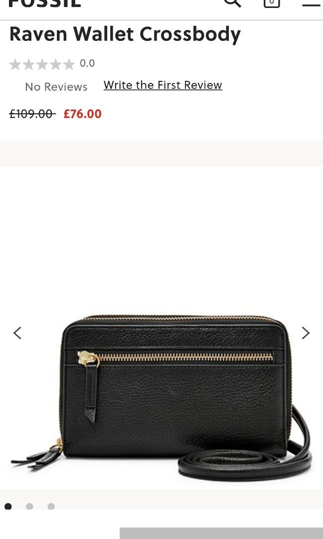 Fossil raven crossbody cheap