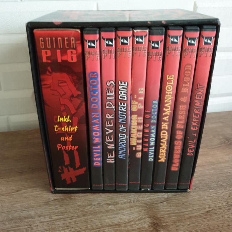 Guinea Pig Limited Edition DVD 8 Discs Japanese Extreme Horror Gore