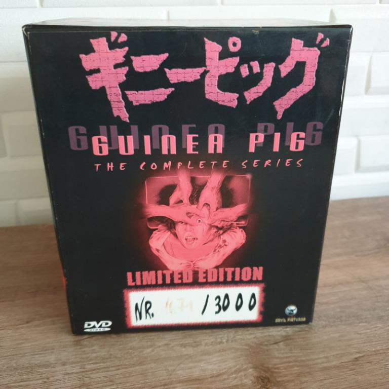 Guinea Pig Limited Edition DVD 8 Discs Japanese Extreme Horror Gore