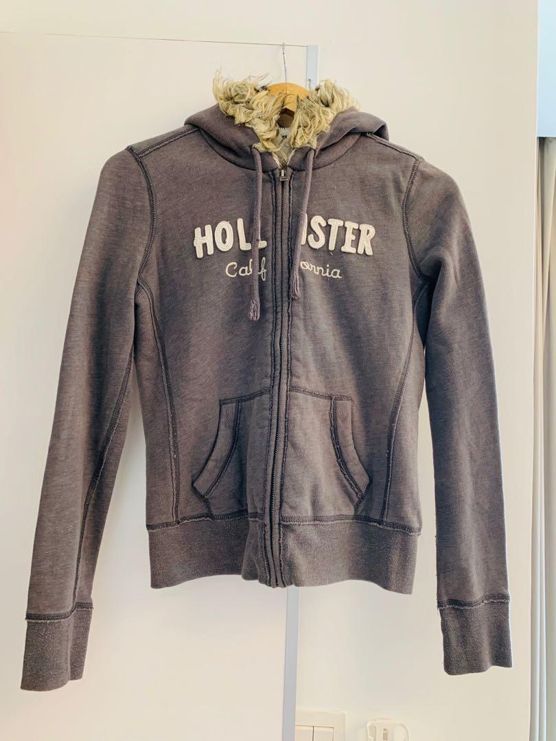 Hollister sherpa sweatshirt deals