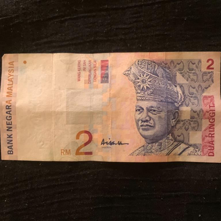 Hot Duit Kertas Lama Rm2 Antiques Currency On Carousell