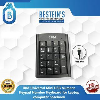 IBM Universal Mini USB Numeric Keypad Number Keyboard for Laptop computer notebook