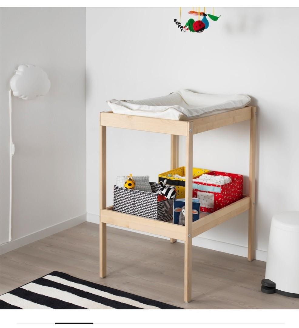 Ikea Sniglar Diaper Changing Table, Babies & Kids, Bathing & Changing