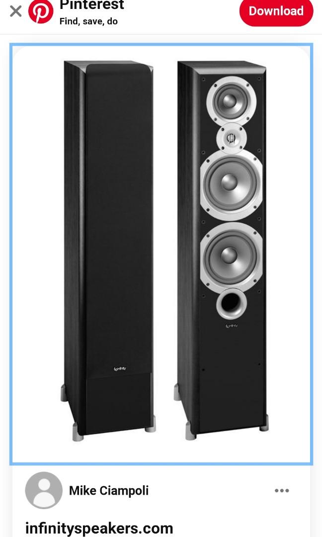 Infinity Primus P363 Floorstanding Speakers not onkyo polk Audio
