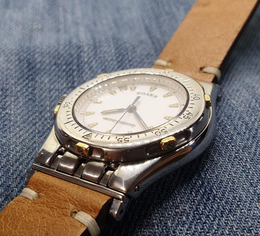 Bracelet Cuir Jaeger-LeCoultre Kryos 19mm - Occasion Pour Montre De Luxe