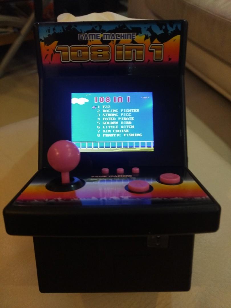Japanese Version Mini Arcade Machine 108 Games Inside Saiz Of Arcade 6 7 Inches Testing Then Masuk Kotak Balik Pls Pass If Particular Abt Items Being Taken Out Tq Toys Games Action