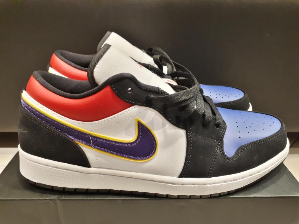 Jordan 1 Low Lakers Top 3 Men S Fashion Footwear Sneakers On Carousell