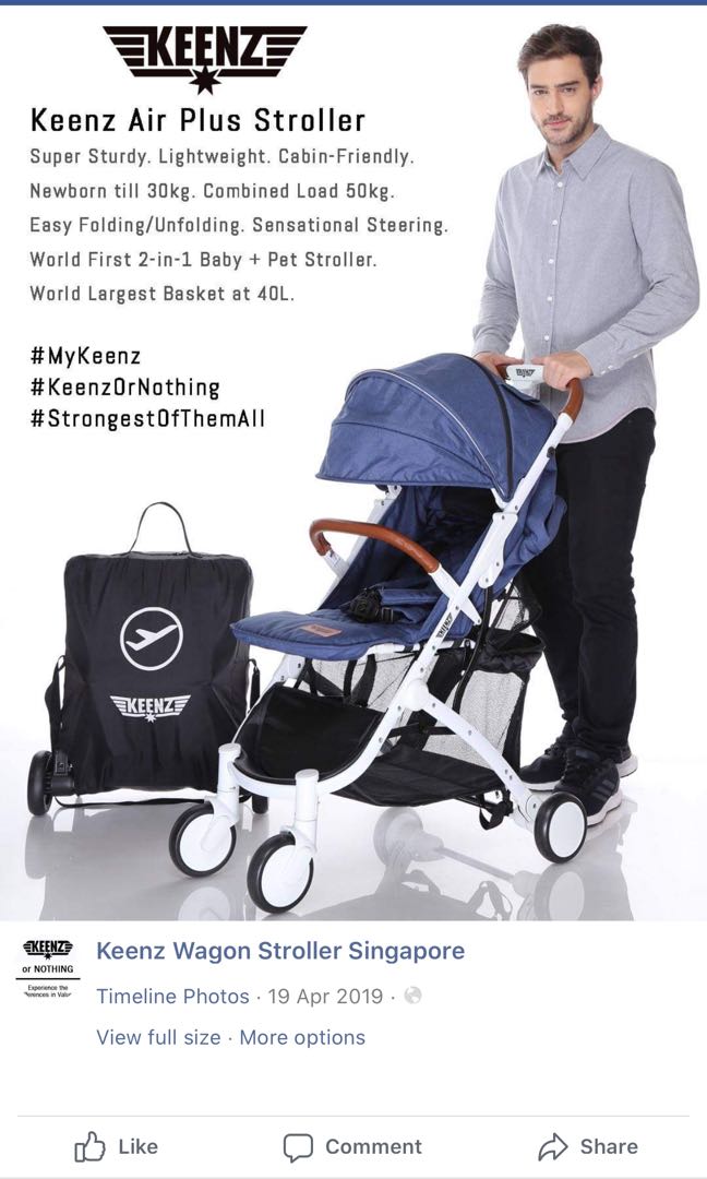 keenz air plus stroller weight