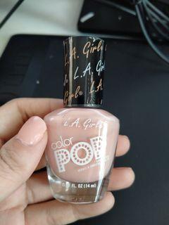 LA Girl Cat Kuku Kutek Nail Polish Nail Art Nude Pink No Nego