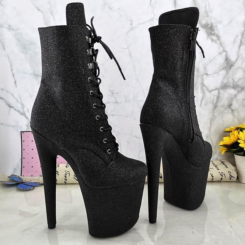 Leecabe Pole dance boots platform heels 