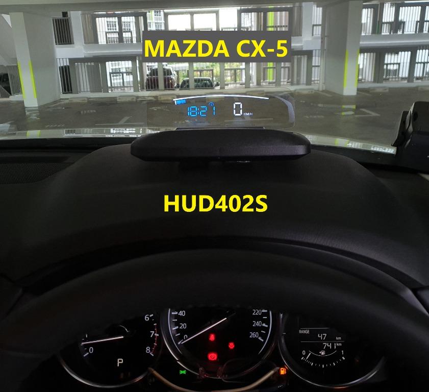 Mazda Cx 5 Hud Head Up Display Obd Obd2 Gauge H402s Car Accessories Accessories On Carousell