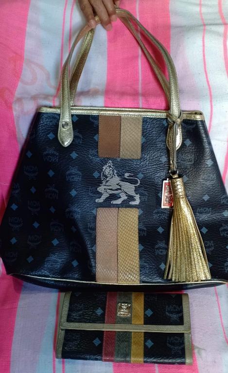 Mcm princess lion tote top