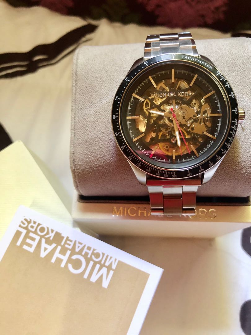 Mua Michael Kors Mens Greer Automatic Black Silicone Watch trên Amazon Mỹ  chính hãng 2023  Fado