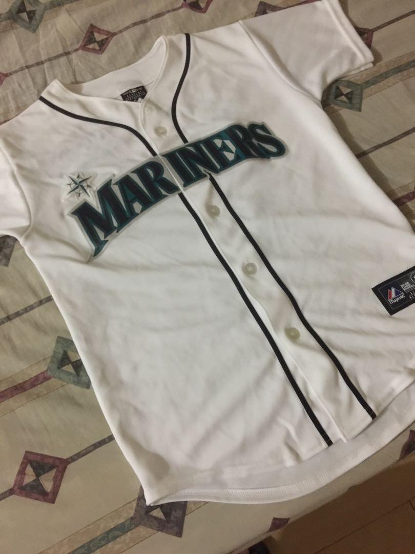 Seattle Mariners Nurse Scrubs Top Adult L/XL Pre-Owned