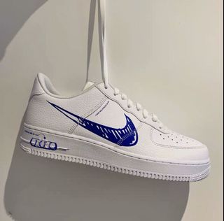 Nike Air Force 1 Low Armory Blue Women S Fashion Shoes Sneakers On Carousell