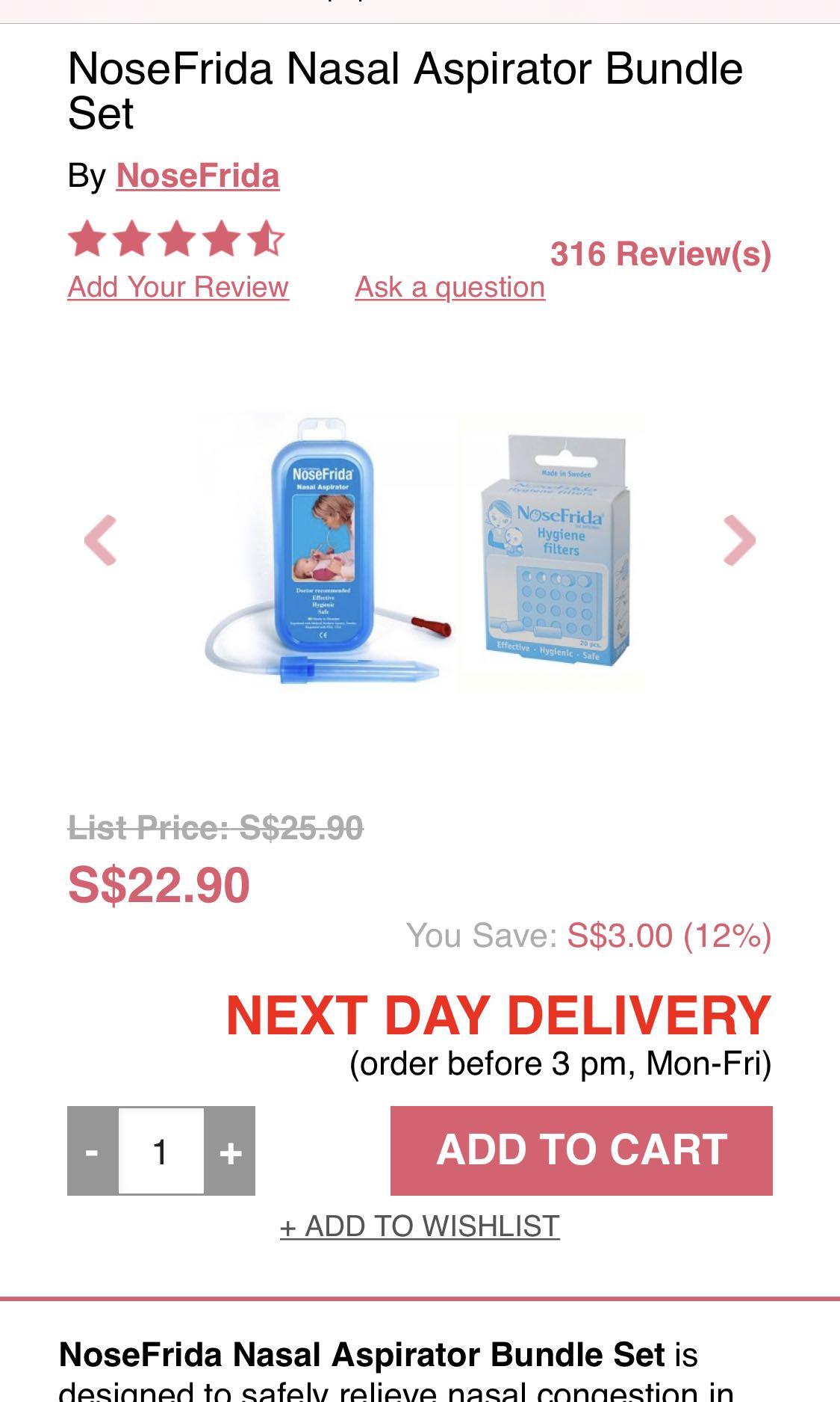 nosefrida nasal aspirator