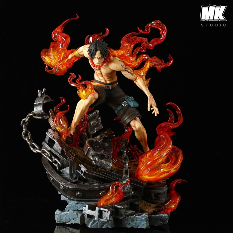 One piece ace statue sales