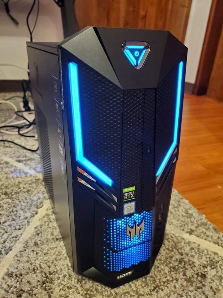 PREDATOR ORION 3000 (Category: Desktops) located in Paranaque City. Submitted by wolfkevz (Listing ID 1031367592, Image 3). Description: PREDATOR ORION 3000 1 month old CPU:Intel Core i7-9700K GPU:NVIDIA® GeForce RTXTM 2060 RAM:32GB DDR4 SSD:256GB HDD:2TB OS:WINDOWS 10 -With Predator Gaming Mouse and Keyboard -16GB ram ung original niya. I upgraded it to 32GB ram Bought it 88k original price and I am selling it for 75k Negotiable since 1month old