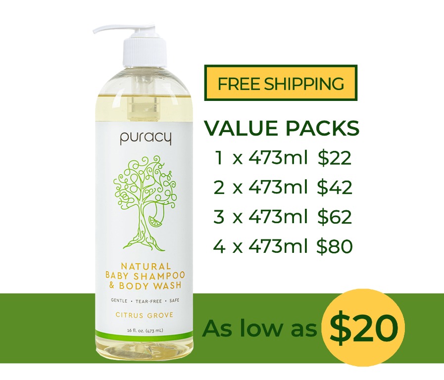 Puracy body shop wash baby