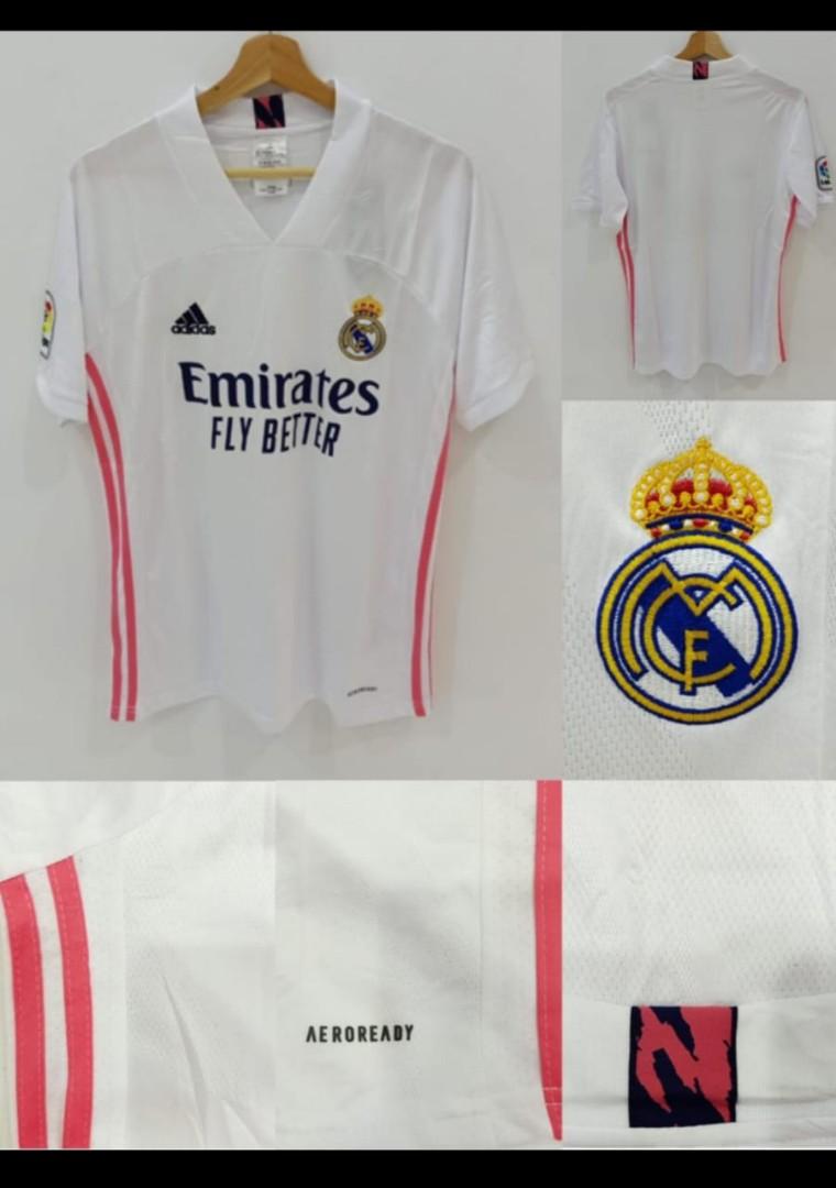 Real Madrid Home Jersey 20 21 Sports Sports Apparel On Carousell