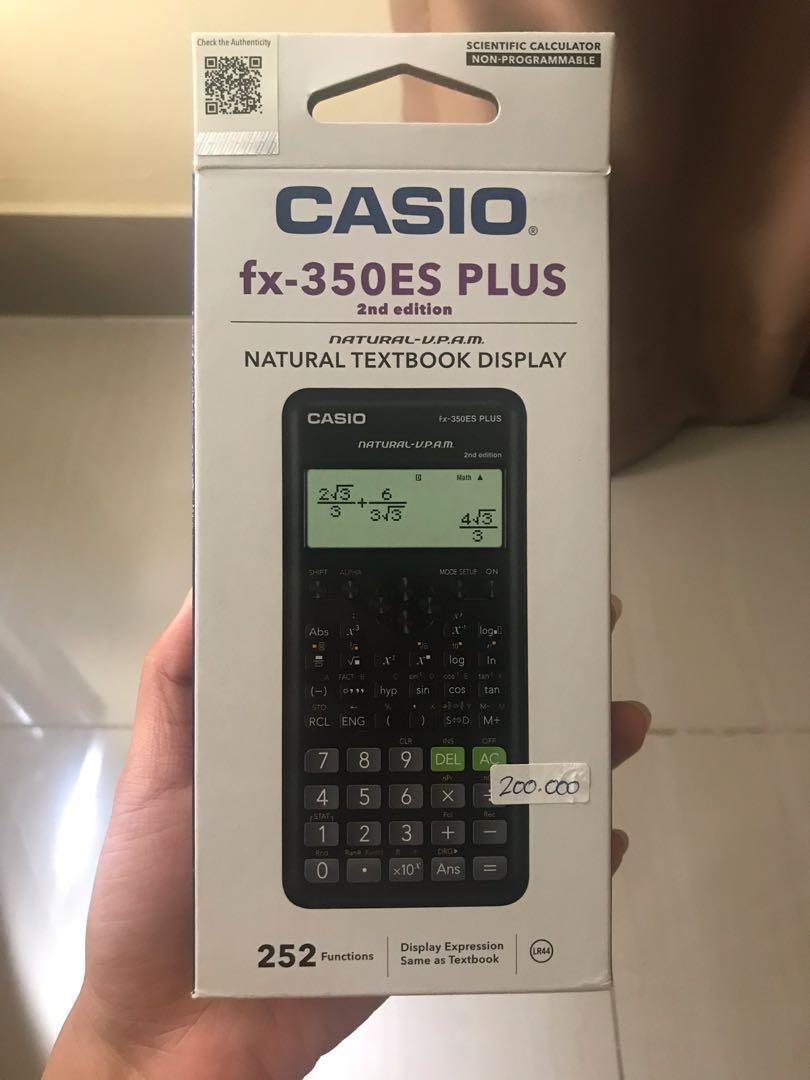 Scientific Calculator Casio Fx 350es Plus Buku Alat Tulis Alat Tulis Di Carousell