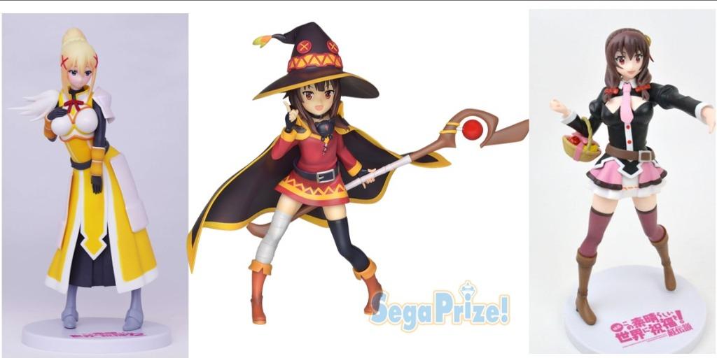 Sega Konosuba Eiga Kono Subarashii Sekai Ni Shukufuku Wo Kurenai Densetsu Megumin Darkness Yun Yun Sega Lpm Figure Toys Games Bricks Figurines On Carousell Chiisana boukensha megumin ver. [kono subarashii sekai ni shukufuku wo! eiga kono subarashii sekai ni shukufuku