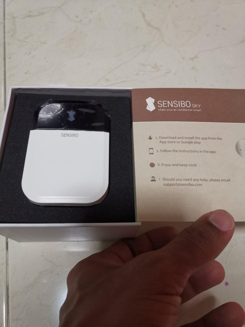 Sensibo Sky, Smart Home Airconditioner System – Snelle en eenvoudige installatie. Behoudt comfort met energiezuinige app – automatisch aan/uit. Wifi, Google, Alexa en Siri | Too good to Go