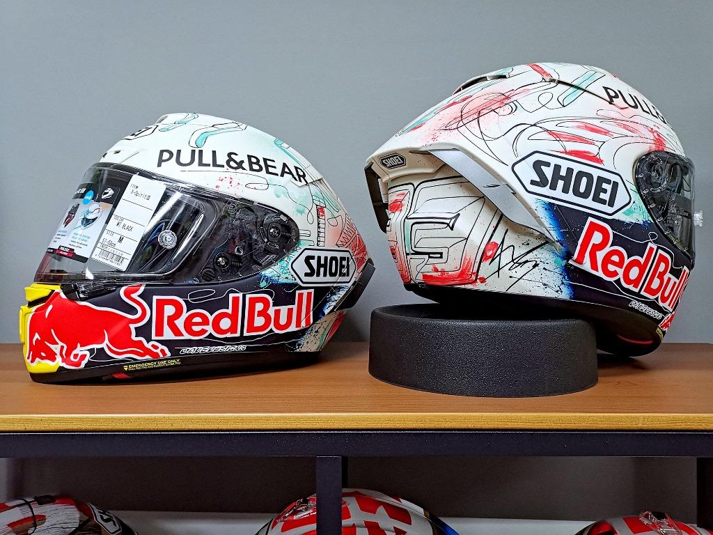 Shoei Marquez Catalunya White Ant X14 X Spirit 3 Sports Equipment Sports Games Billiards Bowling On Carousell