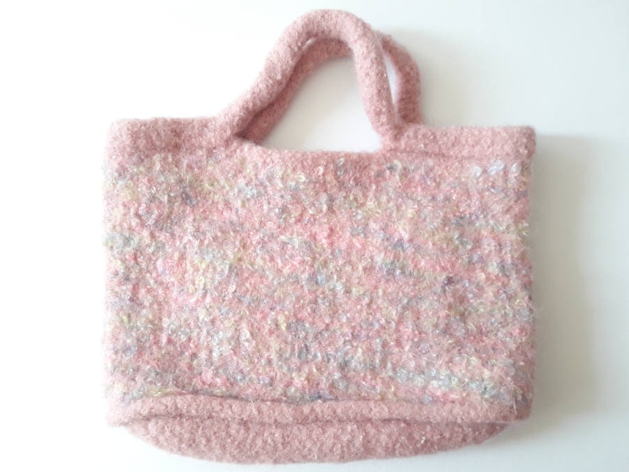 small fur bag