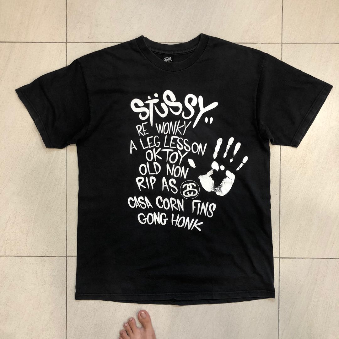 Stussy X Kaws World Tour tee OG Men s Fashion Tops Sets