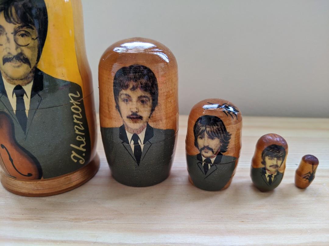 Beatles discount nesting dolls
