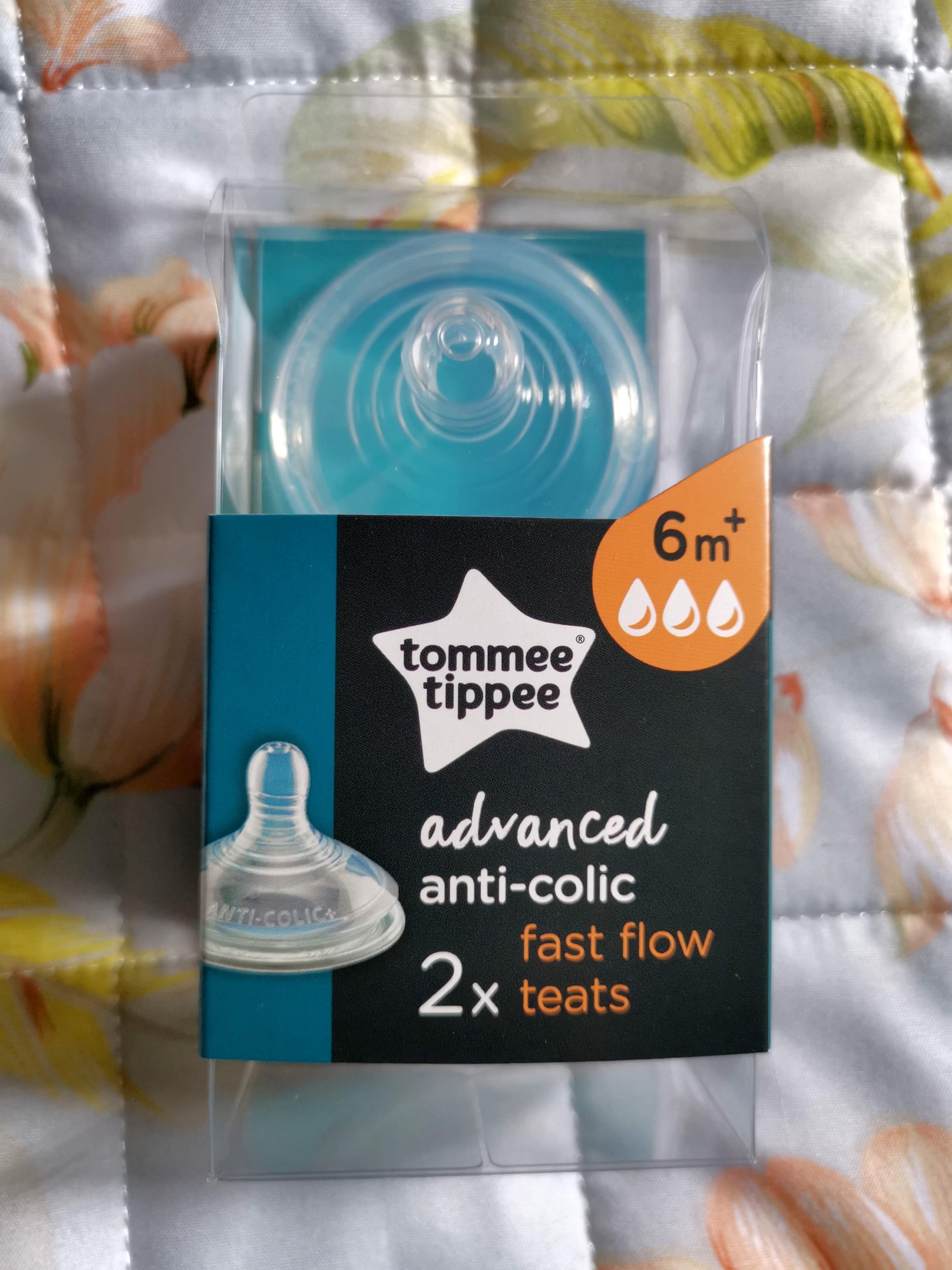 tommee tippee anti colic fast flow teats