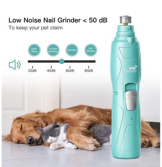 Toozey Dog Nail Grinder with LED Lights, Professional Powerful