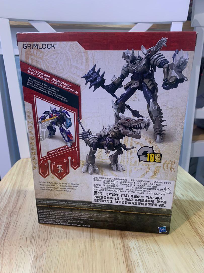 Transformers movie4 ( voyager GRIMLOCK ) sealed (Category: Action & Battle Toys) located in Quezon City. Submitted by transformworld28 (Listing ID 1031266736, Image 2). Description: GRIMLOCK voyager T4 movie Bnew sealed Almost 10 inches tall Robot mode to T-Rex mode Detailed Bought TARGET USA available 2 units Final price only.