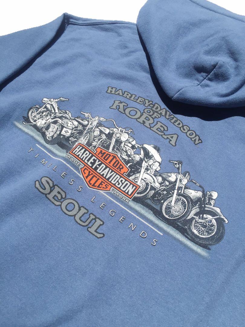 Ult2028 Harley Davidson Hoodie Fesyen Pria Pakaian Atasan Di Carousell