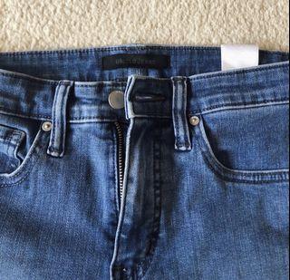 Uniqlo high rise skinny ankle jeans denim