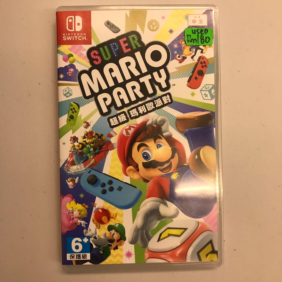 mario party switch used