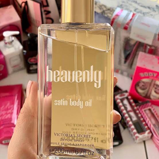 Victoria s Secret Heavenly Satin Body Oil Beauty Personal Care