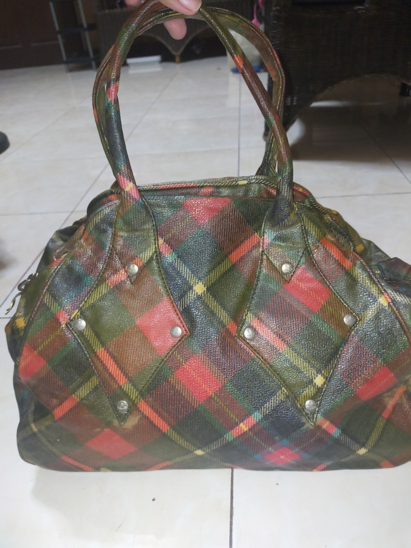 tartan bag
